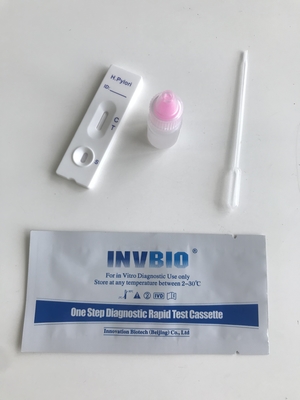 Γρήγορη λουρίδα δοκιμής αβ κασετών ορών Χ Pylori ολόκληρου αίματος CE