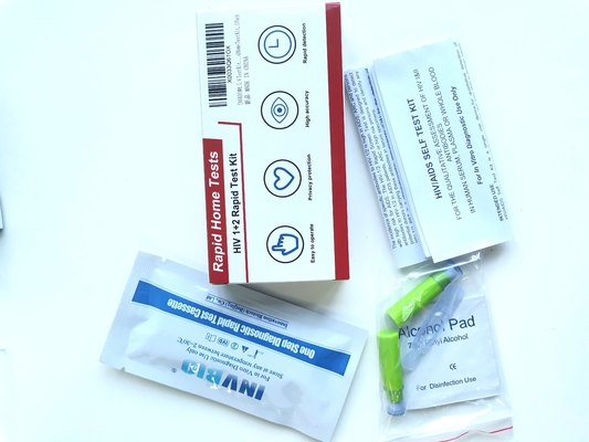 HIV 1/2 γρήγορη δοκιμής αντιγόνων εξαρτήσεων αντισωμάτων κασέτα εγχώριας δοκιμής αντιδραστηρίων μόνη