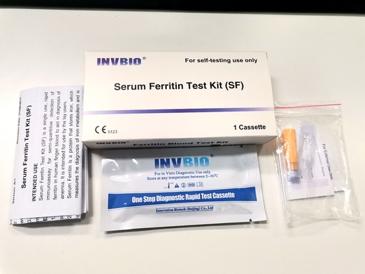 Ferritin ποσοτικός γρήγορος μόνος - υψηλή ακρίβεια δοκιμής 1 δοκιμή/κιβώτιο