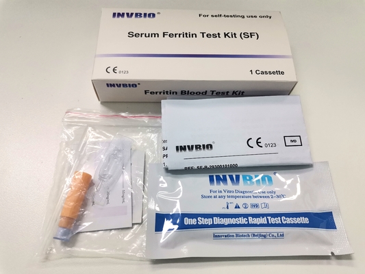 Ferritin γρήγορη ποσοτική εξέταση αίματος με το CE στο σπίτι