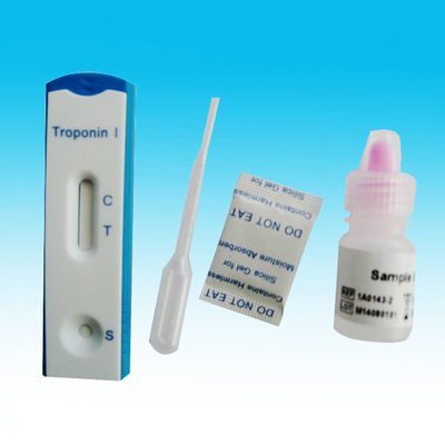 Troponin Ι Ctni γρήγορος καρδιακός ολόκληρου αίματος εξαρτήσεων δοκιμής ανθρώπινος