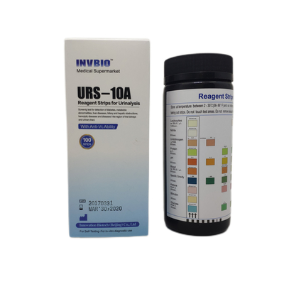 Στο σπίτι Σε Εργαστηριακές Δοκιμές Urine Strip Bottle 10 Parameters 100 Pcs