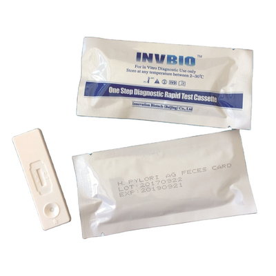 Υψηλή ακρίβεια μια Step Χ. Pylori Ag γρήγορη κάρτα εξαρτήσεων δοκιμής περιττωμάτων