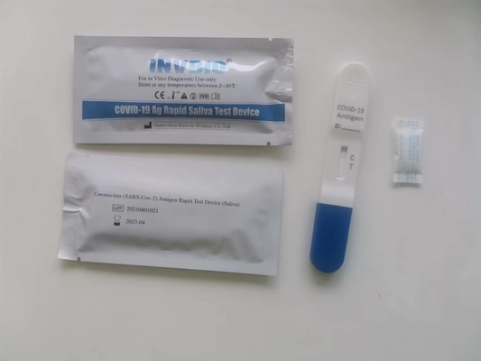 Ένα βήμα Covid 19 σάλιο Lollipop αντιγόνων άργυρου