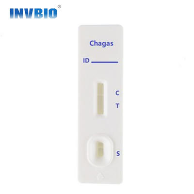 Ποιοτική Chagas αβ εξαρτήσεων δοκιμής μολυσματικών ασθενειών ανίχνευσης γρήγορη κασέτα δοκιμής