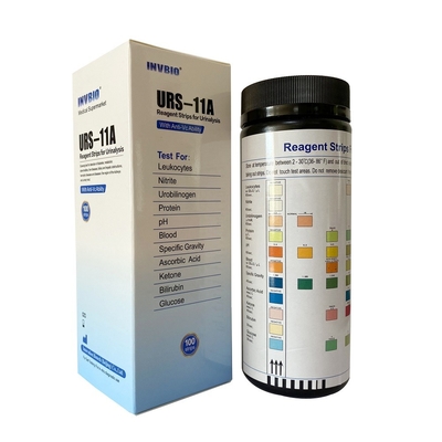 Urinalysis λευκωματίνης μικροϋπολογιστών διορατικότητα 100 λουρίδες/μπουκάλι λουρίδων δοκιμής