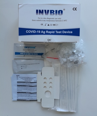 Νέο Coronavirus SAR-Cov-2 γρήγορο σημάδι CE πατσαβουρών κασετών δοκιμής αντιγόνων