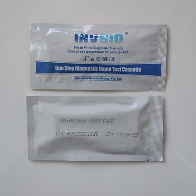 Rotavirus Ag γρήγορες εξαρτήσεις ISO 13485 δοκιμής μολυσματικών ασθενειών περιττωμάτων/σκαμνιών