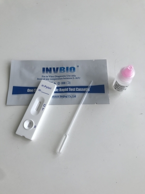 Helicobacter Pylori CE Ag Χ Pylori γρήγορη κασέτα δοκιμής σκαμνιών