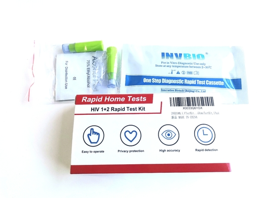 Γρήγορες εξαρτήσεις 50pcs δοκιμής HIV επεξεργασίας μολυσματικών ασθενειών