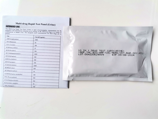 Εύκολο στο σπίτι FDA 5 επιτροπής στιγμιαίο φαρμάκων εξαρτήσεων δοκιμής εγκεκριμένο