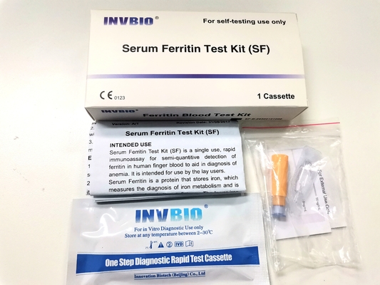Υπερβολικά ακριβές CE που εγκρίνεται Ferritin ολόκληρου αίματος στη γρήγορη εξάρτηση δοκιμής