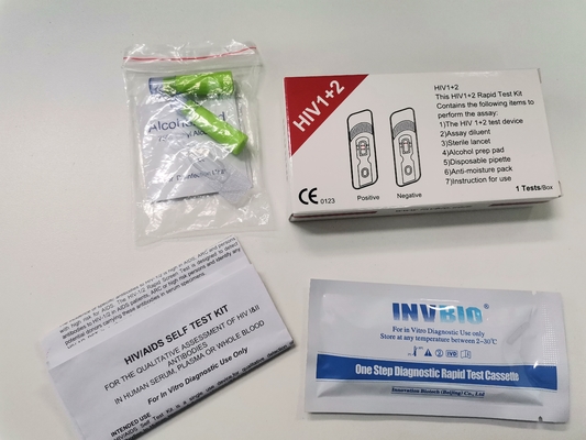 HIV 1/2 ελεύθερες γρήγορες εξαρτήσεις 99% ολόκληρου αίματος δοκιμής ακριβείς