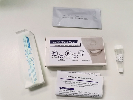 Ένα βήμα βοηθά το σάλιο εξαρτήσεων δοκιμής HIV Combo/προφορικό ιατρικό διαγνωστικό