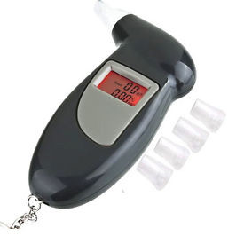Βασική αλυσίδα Breathalyzer οινοπνεύματος Bactrack περιπολικών της Αστυνομίας ψηφιακή με την αλκαλική μπαταρία