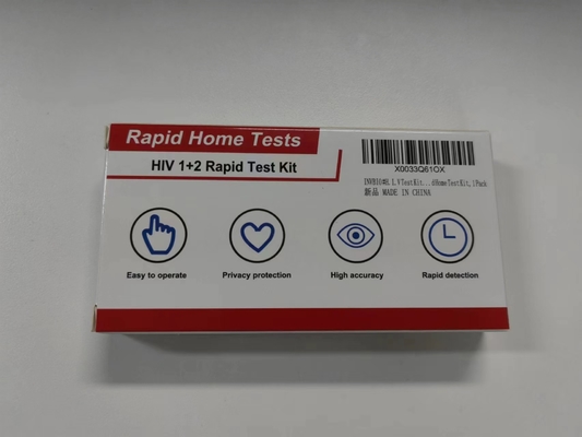 Μια βημάτων μόνου διαγνωστικού HIV 1 και 2 δοκιμής γρήγορη ανίχνευση ολόκληρου αίματος εξαρτήσεων κατάλληλη