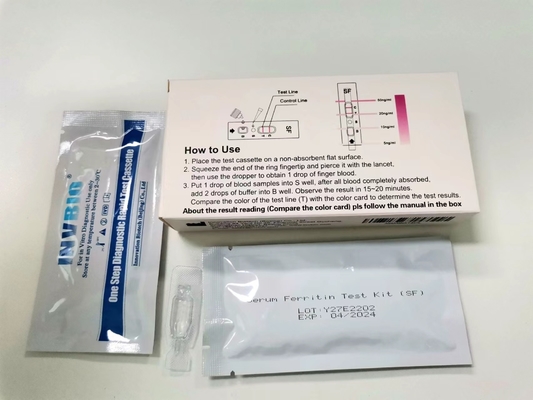 Ferritin ορών έγκαιρης ανίχνευσης γρήγορη διαγνωστική συσκευή εξαρτήσεων δοκιμής