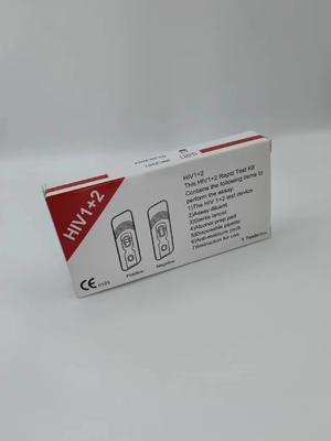 Η γρήγορη κάθετη ροή βοηθά έναν HIV 1 βημάτων ανίχνευση εξαρτήσεων 2 δοκιμής γρήγορη στο σπίτι