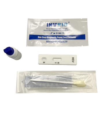Ένα βημάτων CE έγκρισης Hcv δοκιμής γρήγορο αποτέλεσμα χρήσης εξαρτήσεων μόνο με το σάλιο