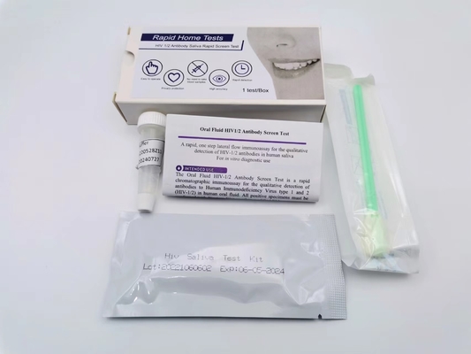 99% Oraquick Saliva Hiv Δοκιμαστική ακρίβεια στοματικού σαμπουάν Invbio In Vitro Διαγνωστική χρήση