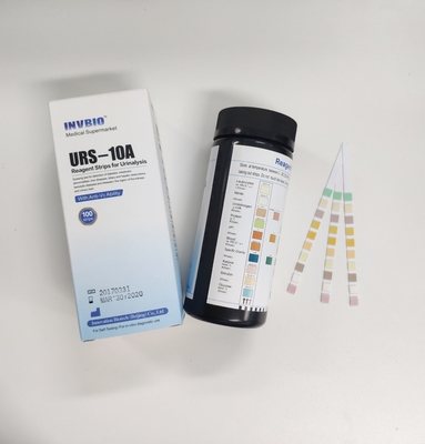 Υψηλές Bilirubin γλυκόζης ακρίβειας Urinalysis λουρίδες δοκιμής 3.00mm 10 παράμετροι
