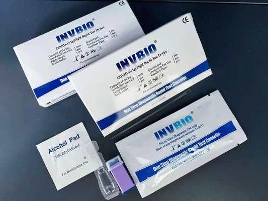 Κολλοειδές χρυσό Covid 19 εγχώρια χρήση εξαρτήσεων δοκιμής αντισωμάτων αβ IgG IgM