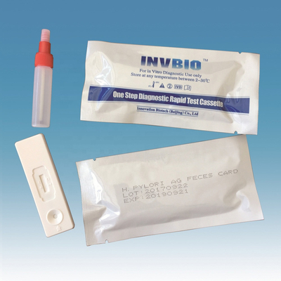 Πλαστική Card εξάρτηση 25pcs δοκιμής Self Χ. Pylori Antigen σκαμνιών/κιβώτιο