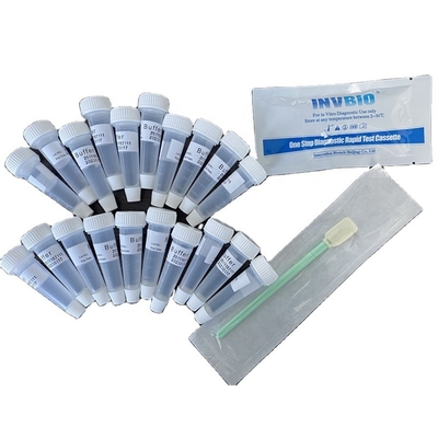 Ποιοτική ανίχνευση κιβωτίων δοκιμής 5pcs/Rtk σαλίου Coronavirus ακρίβειας INVBIO