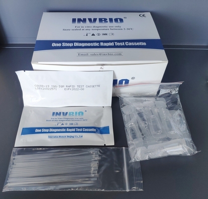 SAR-CoV-2 κιβώτιο εξαρτήσεων στο σπίτι 25pcs/δοκιμής αντισωμάτων IgG IgM πλάσματος ορών