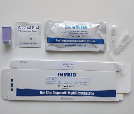 SAR-CoV-2 εξάρτηση ένα μόνη δοκιμή INVBIO δοκιμής αντισωμάτων Coronavirus IgG IgM βημάτων