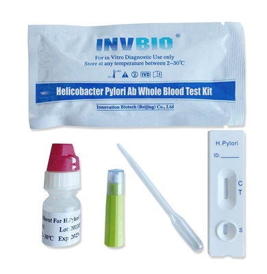 Invbio ακριβείς Χ Pylori δοκιμής στο σπίτι εξαρτήσεις δοκιμής μολυσματικών ασθενειών γρήγορες
