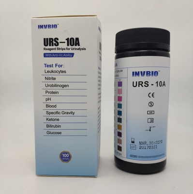 Urinalysis λευκωματίνης μικροϋπολογιστών διορατικότητα 100 λουρίδες/μπουκάλι λουρίδων δοκιμής