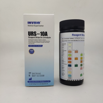 Urinalysis λευκωματίνης μικροϋπολογιστών διορατικότητα 100 λουρίδες/μπουκάλι λουρίδων δοκιμής