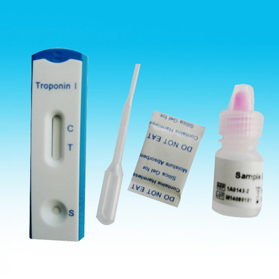 Troponin Ι γρήγορη εξάρτηση 25 κασέτες/κιβώτιο CTnI ολόκληρου αίματος δοκιμής