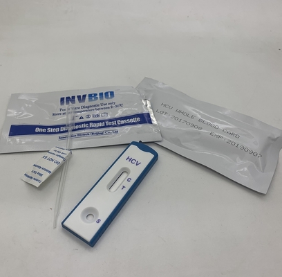 Γρήγορη συσκευή 25pcs/Box κασετών εξαρτήσεων δοκιμής αντι μολυσματικών ασθενειών Hcv